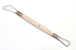 平線カキベラ No.2 長さ約210mm 陶芸用 安全 陶芸 陶芸教室 カキベラ へら かきべら