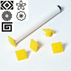 印花セット No.5（印面寸法：15×15mm) 模様付け 陶芸用 模様陶芸教室