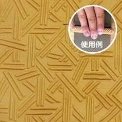 ハンドローラー 100×径15mm HR-51 木製 模様付け 陶芸用 コロコロ 模様 陶芸教室 陶芸