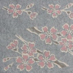盛り絵転写紙 枝さくら 陶芸用 焼成温度：1,100～1,250℃（和紙 200×300mm A4）
