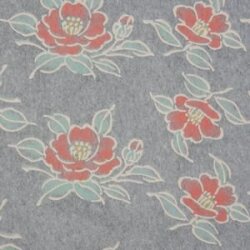 盛り絵転写紙 椿 陶芸用 焼成温度：1,100～1,250℃（和紙 200×300mm A4）