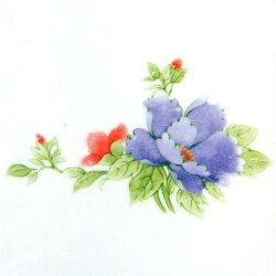 下絵用転写紙K K-17（サイズ90×60mm 15P ／焼成温度1,100～1,250℃）