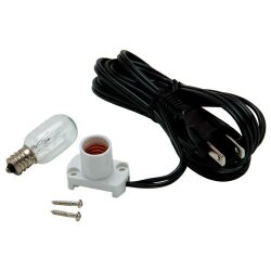 照明器具 K 電球付 プラソケットE12 コード2m プラグ付 電球10W ネジ