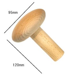 多用途ごて 大 直径95mm 高さ120ｍｍ 底締め 陶芸用 底がため 陶芸 陶芸教室