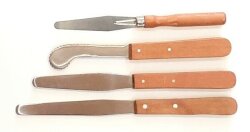 パレットナイフ ４本組 長さ170～210ｍｍ お買い得 陶芸用 細かい作業 ナイフ 陶芸教室 陶芸