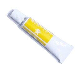 陶芸用 下絵の具 黄 17g 単品 チューブ 焼成温度800℃～1300℃ 無鉛 混色可 絵の具