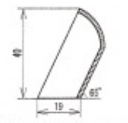 超硬カンナ 特殊 半R カミソリ 大 磁器成形乾燥後の削り仕上げ 陶器の削り 寿命の長い切れ味 特殊形状品の制作可能 ちょうこう かんな カンナ