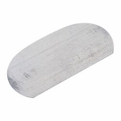 鉄こて 100×45ｍｍ 陶彫スクレーパー 粘土 成型 陶芸用 こて コテ陶芸 陶芸教室