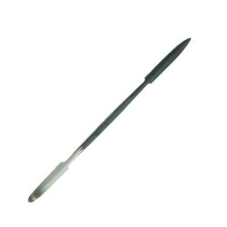 ホルベイン 鉄ベラ No.3 全長185ｍｍ 刃先サイズ45×9ｍｍ 先細ほこ型 上そり 両側のこ刃 陶芸用 へらヘラ 鉄 陶芸
