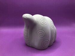 石膏型 干支 巳 ヘビ K-11 民芸 渦巻 親 W110×H98ｍｍ 3つ割り 陶芸用 型 陶芸 陶芸教室 干支 型 鋳込み