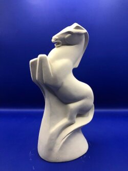 石膏型 干支 午 ウマ K-2 W100×H191ｍｍ 3つ割り 置物 中 陶芸用 型 陶芸 陶芸教室 干支 型 鋳込み