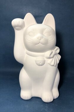 鋳込み用 石膏型 招き猫 W85×H150ｍｍ まねきねこ 型 陶芸 陶芸教室 鋳込み
