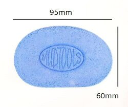 ブルースポンジ MUDTOOLS 95×60ｍｍ 陶芸用 マッドツール 陶芸 陶芸教室 スポンジ