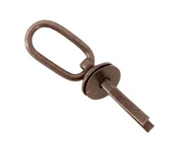 掛花金具 楕円銅上 銅製 陶芸用 壁掛け 花器 銅 掛花 吊るす