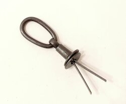 掛花金具 変形楕円3銅上 銅製 陶芸用 壁掛け 花器 掛花 吊るす