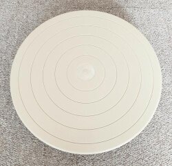 手回しろくろ プラスチック φ200×H38mm 陶芸 軽量で回転滑らか 安い！ 持ち運びが楽！ロクロ 手ろくろ
