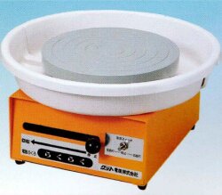 卓上 電動ろくろ らくらく 1型 コンパクト 陶芸用 ドベ受け 泥よけ【電動ろくろ本体は送料別途】