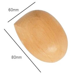 丸ごて だ円 堅木材 陶芸用 長さ80mm 陶芸 陶芸教室 こて コテ 木 木製