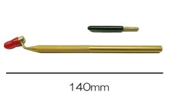工芸サインペン 陶芸用 全長140ｍｍ カップ部分に金液を入れ 絵付けに