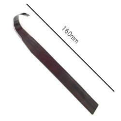 仕上げ用カンナ 半丸 黒帯鉄製 長さ150～170ｍｍ 陶芸用 成型 陶芸 小道具 細工 陶芸教室