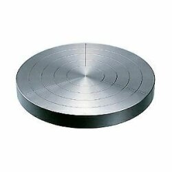ステンレス 貼り 手回しろくろ φ250×H57mm 重さ6.1kg 手ろくろ ロクロ