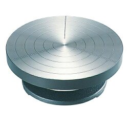 ステンレス 貼り 手回しろくろ φ250×H95mm 重さ5.9kg 手ろくろ ロクロ