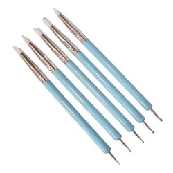 丸玉 ゴムベラ 5本セット 細工 ペン型 お買得 陶芸 へら ヘラ