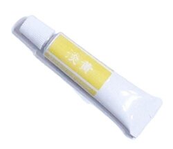 陶芸用 上絵の具 淡黄 チューブ 20ｇ 焼成温度800℃ 無鉛 絵具 絵の具