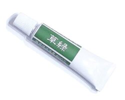 陶芸用 上絵の具 草緑 チューブ 20ｇ 焼成温度800℃ 無鉛 絵具 絵の具