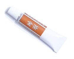 陶芸用 上絵の具 金茶 チューブ 20ｇ 焼成温度800℃ 無鉛 絵具 絵の具