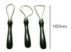 ノコギリカキベラ（3本組）長さ：約170mm　陶芸用　お買い得　