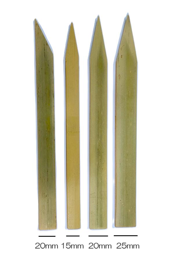 竹べらセット 4本組 細工 仕上げ 陶芸用 竹 ヘラ へら セット お得