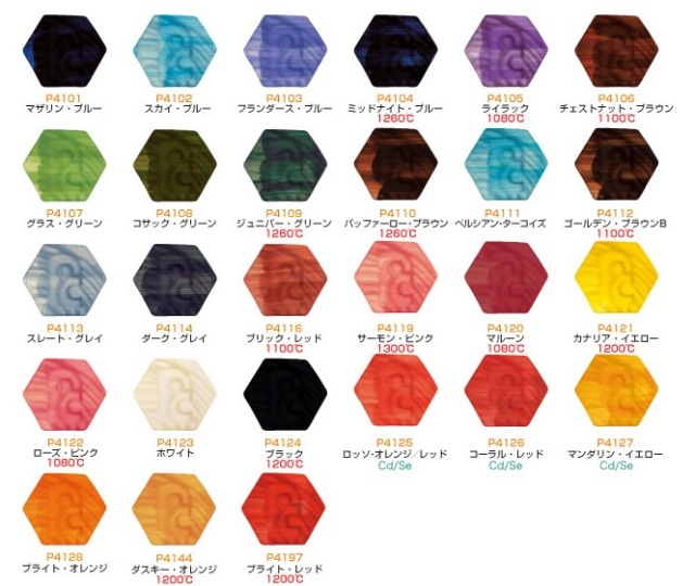 下絵の具（粉末）ローズ・ピンク 100g／ポタリークラフト／最高焼成