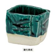 藍織部釉 焼成温度1,200～1,230℃ 粉末 液体 陶芸用 釉薬 酸化 釉薬 うわぐすり 陶芸 織部 あいおりべ