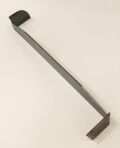 仕上げ用カンナ　No.18　黒帯鉄製　長さ160ｍｍ　巾19ｍｍ　陶芸　高台をつけたり、側面の肉厚の調整に　