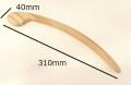 曲がり柄ゴテ（長さ：310mm　厚み：約10mm）陶芸用　【メール便で発送の為、日時指定、代引き不可です】