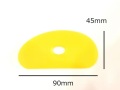 ポリマーリブ1　 （ゴムコテ）　MUDTOOLS　SHERRILL（90×45ｍｍ）　陶芸用　【メール便で発送の為、日時指定、代引き不可です】