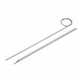 ポンス Φ2mm（掃除棒付き）ステンレス製　全長約90mm　生乾きの素地に穴を開けるための道具です　陶芸用　穴あけ　