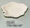 手押し用 石膏型 銘々皿 175×135×H15ｍｍ FO-41 陶芸用 型 陶芸 陶芸教室 手押し うつわ 器 皿