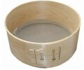 ふるい 通し Φ340×H90ｍｍ 陶芸用 ステンレス網 日本製 木枠