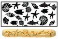 ハンドローラー 100×径15mm HR-41 木製 模様付け 陶芸用 コロコロ 模様 陶芸教室 陶芸