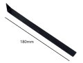 仕上げ用 カンナ 細型 剣先曲り 黒帯鉄製 長さ180ｍｍ 巾12ｍｍ 成型 陶芸 小道具 細工 陶芸教室