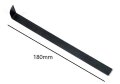仕上げ用 カンナ 細型 丸型 黒帯鉄製 長さ180ｍｍ 巾12ｍｍ 成型 陶芸 小道具 細工 陶芸教室
