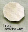 手押し用　石膏型　八角皿　200×152×H40ｍｍ　FO-8
