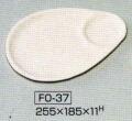手押し用　石膏型　プレート皿　255×185×H11ｍｍ　FO-37