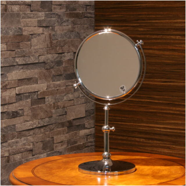 3倍率拡大鏡 ミラー wi111cr3x クロームメッキ仕上げ 卓上ミラー | 鏡