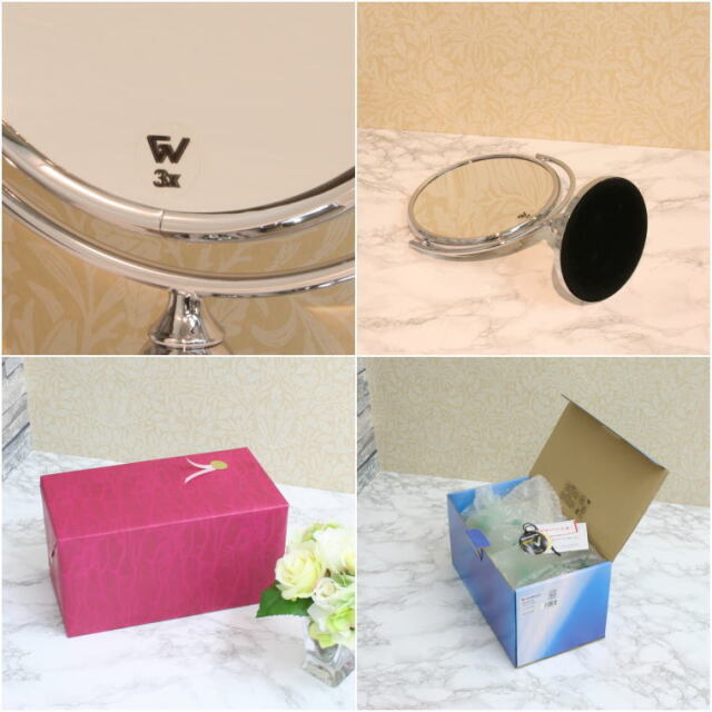 3倍率拡大鏡 ミラー wio103cr3x クロームメッキ仕上げ 卓上ミラー | 鏡