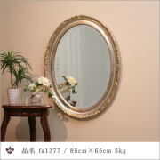 鏡 ミラー Fa612 イタリア製 オーバル ウォールミラー 壁掛け鏡