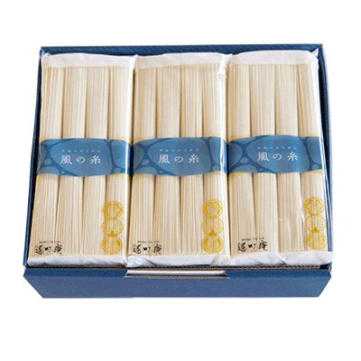 手延べそうめん「風の糸」(50ｇ×4束)×12袋　※オンラインショップなら全国一律送料当社負担
