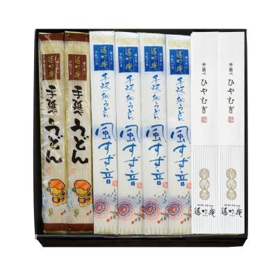 うどん２種とひやむぎ詰合せ